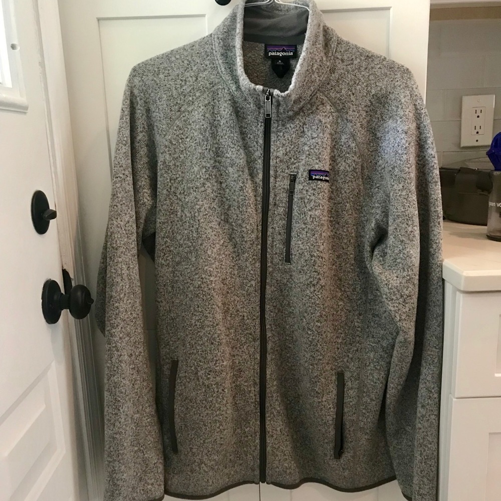 Patagonia Better Sweater full zip. In Stonewash.